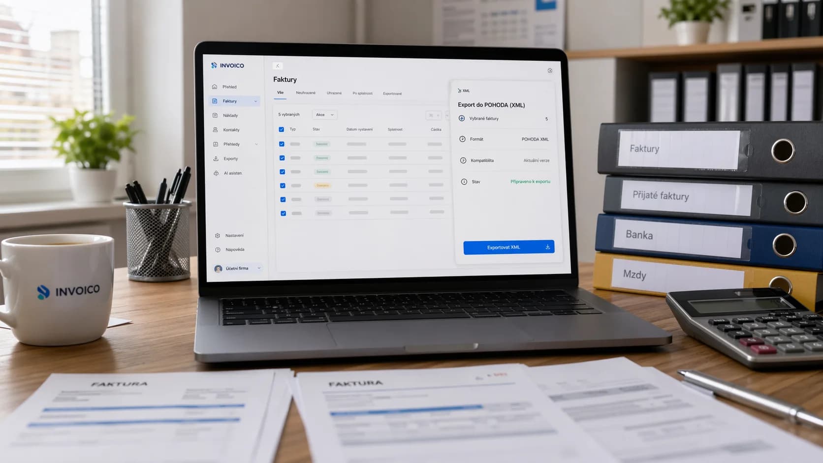 INVOICO připravuje faktury pro POHODA XML export